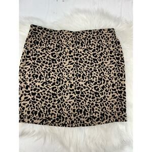 Girl's Medium Animal Print Pencil Straight Skirt Stretch GUC